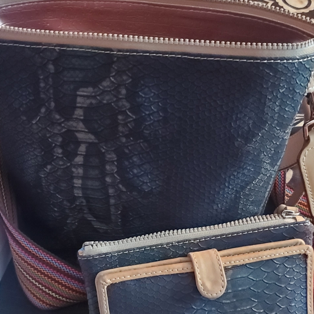 Consuela snake print Bag and wallet